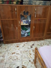 النجف حي النداء • كاونتر بوفية • خشب ثقيل نضيف