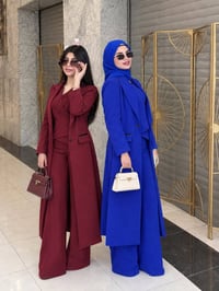 بشت ٣ قطع • ستان تركي • مقاسات ٣٨-٤٨