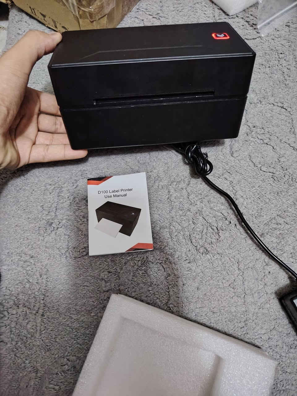🖨️ D100 Label Printer للبيع
✅ طباعة ملصقات وباركود
✅ تعمل Bluetooth + USB
✅ مناسبة للاستخدام من الموبايل
💰 السعر: 40,000 دينار
🚚 توصيل لجميع المحافظات
📞 ***********
