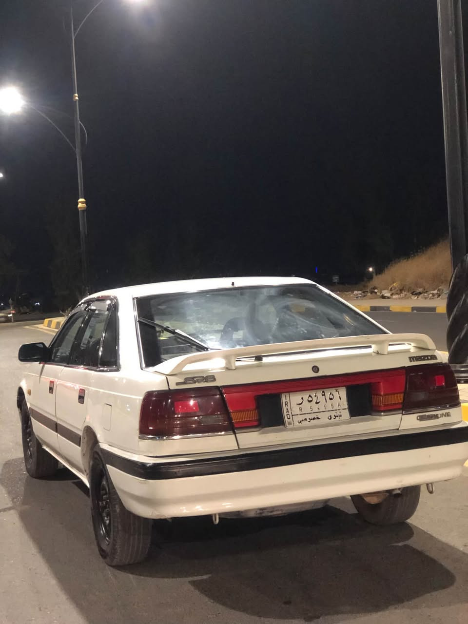 سلام عليكم للبيع مازده 626موديل 89. سنويه لغايه 2027 كير تومتيك  محرك 12 بخ بيه صرف سلايت شرط التحويل بيها قطعتين صبغ جامات كهرباء قفل مركزي مكلف بنشر للأستفسار فقط عل رقم ***********//*********** السعر 38$ مكاني و موصل كوكجلي
