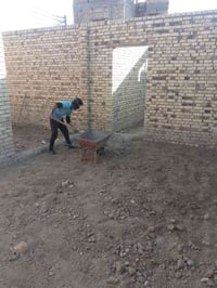 دك البيت • تربيع البيت • صب الاسكان