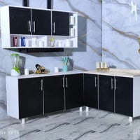كاونتر MDF • متر ونص • سنك ١٫٢٠م