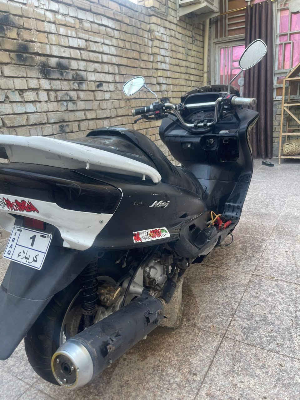 ماجسته ٢٥٠ دبل رون دراجه دراجه نضيفه نفس ما موضح بل صوره مكينه مال ربه جديده ستوه شادينه به خيط مال لاستيك ولف        السعر(500) وبيه مجال 
         للستفسار.    ***********
