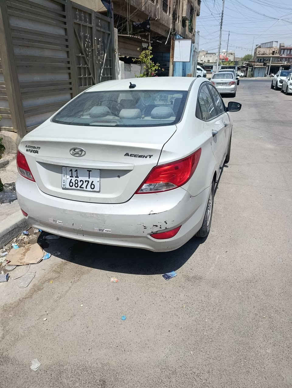 السلام عليكم عندي اكسنت موديل 16 وارد امريكي رقم بغداد باسمي حادث سياره بس بنيد بدون دواخل نفس مصلح مكان سياره بغداد الشعب هذا رقمي *********** السعر 78 بيه مجال
