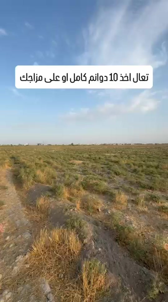 الرمادي الأنبار • ١٠ دونم • مزارع العبدلي