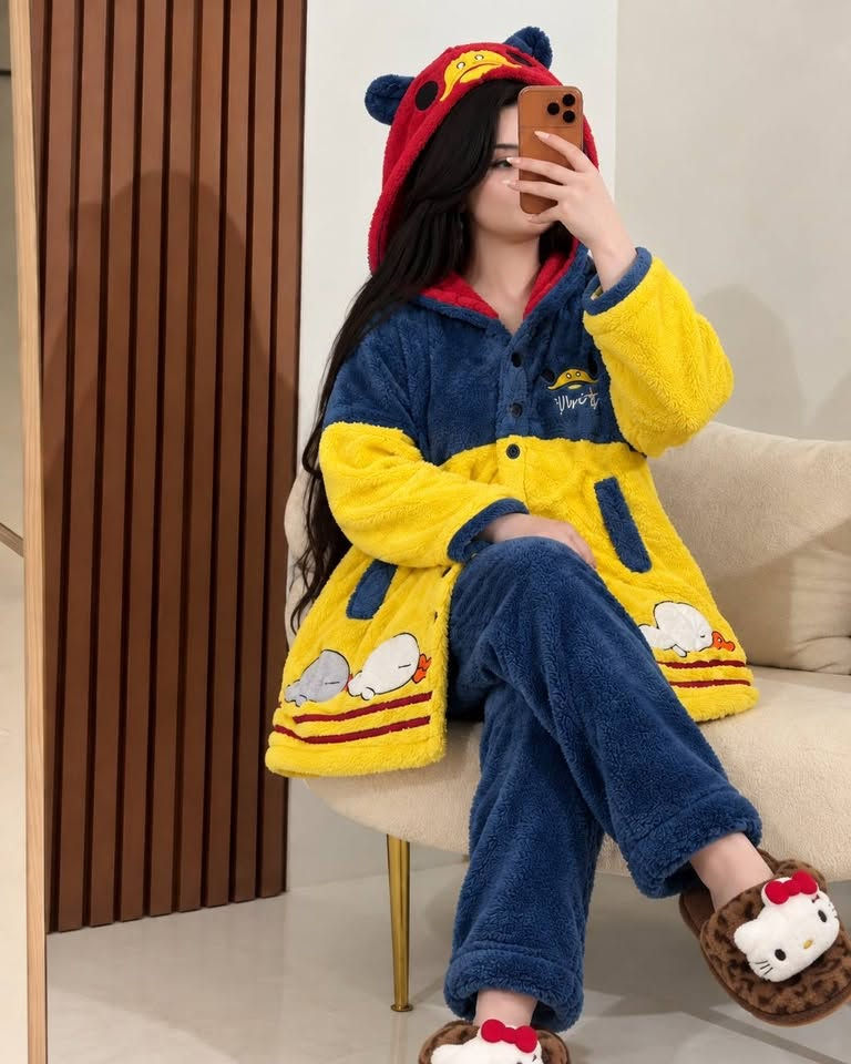 تراك قطعتين • فرو ثقيل • مقاسات M/L/XL/XXL