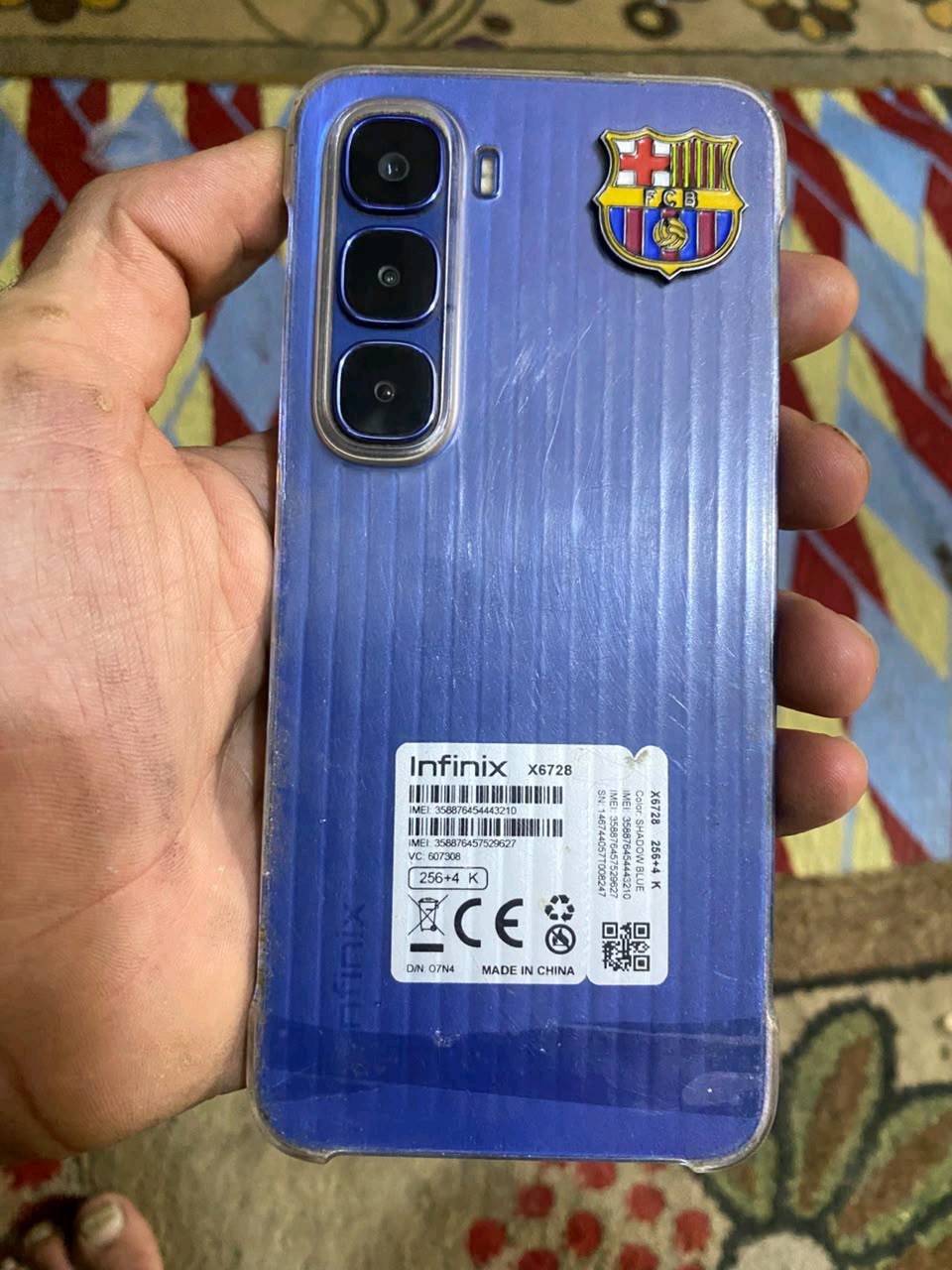 انفنكس هوت 60i • بطاريه 5160 • شاشه مكسوره