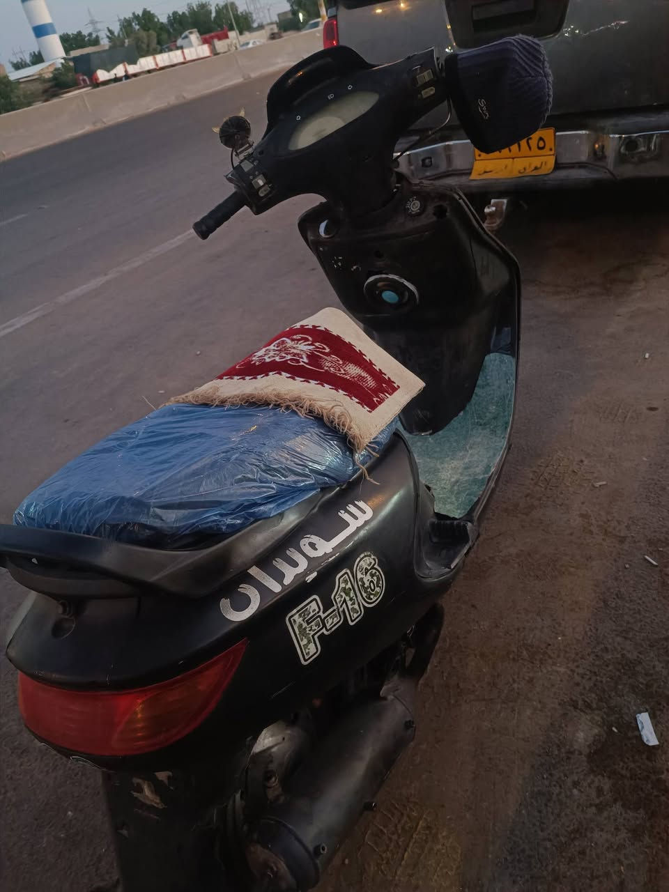 دراجه فراشه نثيه نضيفه مابيها اي نقص بس باتري ضعيف مالتها شلعه ومعدل مجفته تجفيت صحيح لا دخن ولا تنقص سعرها ٣٠٠ وبيها مجال قليل
مكاني نجف شارع كربلا نجف عمود110 
***********
دراجه فراشه نثيه نضيفه مابيها اي نقص بس باتري ضعيف مالتها شلعه ومعدل مجفته تجفيت صحيح لا دخن ولا تنقص سعرها ٣٠٠ وبيها مجال قليل

