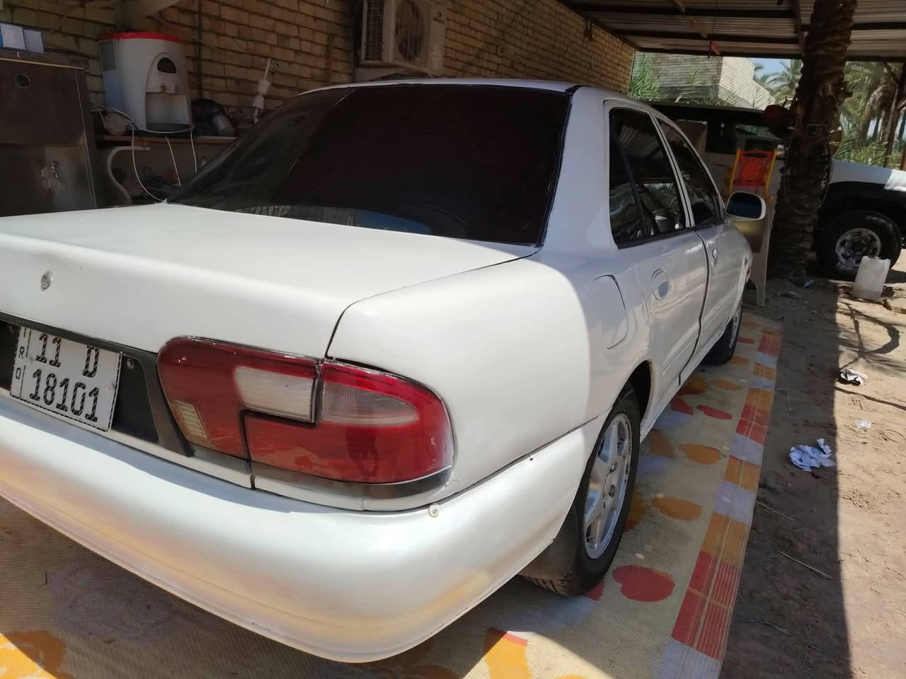 بروتون ويرا للبيع 🚗
النوع: بروتون ويرا  2004(Proton Wira)
تابع قائمه ادامه السياره المرفقه بالمنشور
​اللون: أبيض
​الناقل: كير أوتوماتيك
​الرقم: بغداد (لوحة جديدة) بسمي تحويل مباشر
​الداخل: كشنات مخمل مغلفة (نظيفة جداً كما في الصورة 40136.jpg)، تبريد وكف وجه الكمبريسر ، وكهربائيات شغالّة.
​المكان: [كربلاء المقدسة الحسينيه ]
​السعر: [مناسب جدا]  @إشارة
​للتواصل: []
          [***********

سعر سعر 35         
بيهه ضربه بلحوض وطخات موضحه بالفيديو وصبغت عام ترايك لفغانستان😑😊
شرط بنيد متفتحه بس من تبدل دهن
