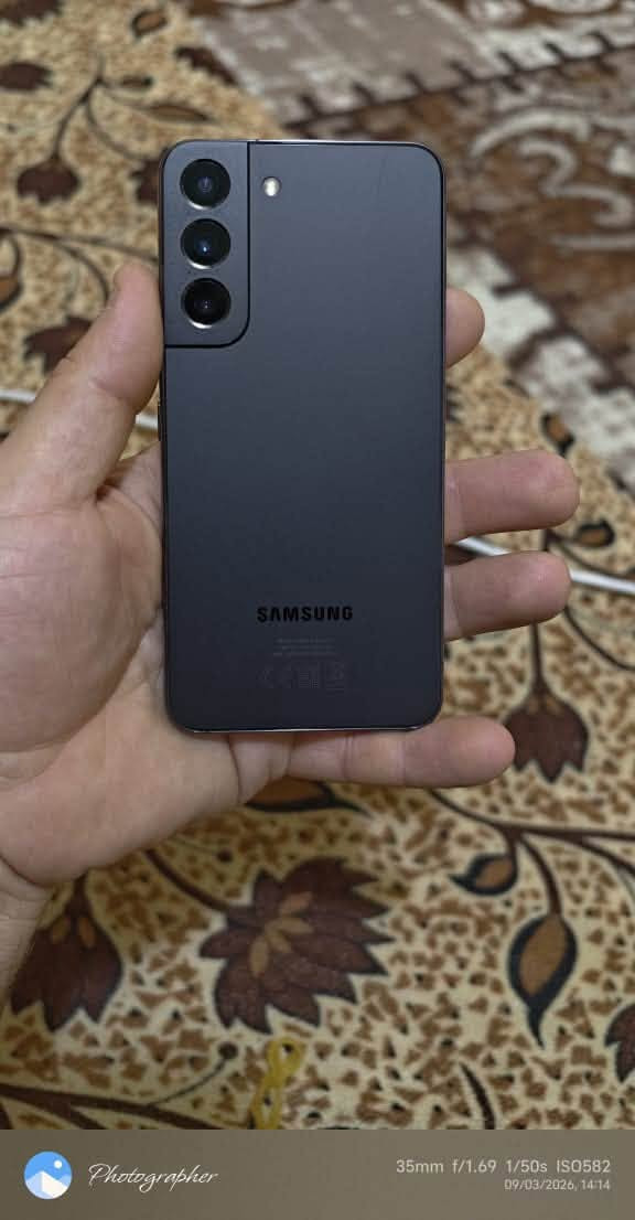 اس 22 عادى بدون بلص ذاكره 128 دبل سيم كلش نظيف مامفتوح بشرط سعر (240$) *********** اربيل

نص مكتوب في الصور:
- Photographer 35mm f/1.69 1/50s ISO582 09/03/2026, 14:14
- Photographer 85mm f/2.27 1/33s ISO1303 09/03/2026, 14:15