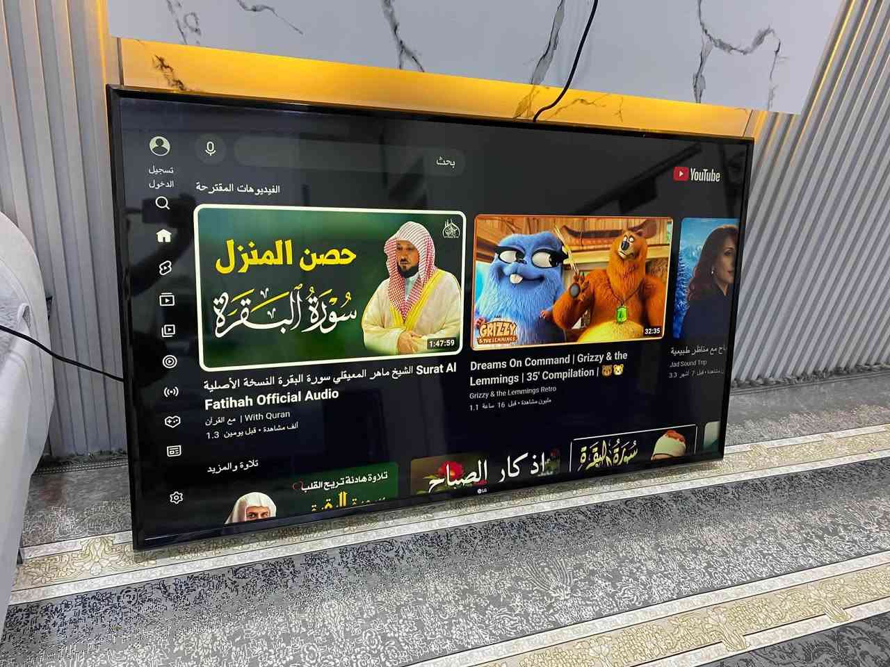 تيفي شاشة 55 ماركةي الجي  LG خوشناو اصلي فول مواصفات سمارت واي فاي يوتوب موبايلي بيوة رةبت اكريت و سةرجةم كةنالة ناوخويةكاني تيداية بة بةلاش بو هةتا هةتاية بيويستي بة جهاز نية بة زةمان بو نرخ نامة بنيرن يان تيل بكةن ***********
