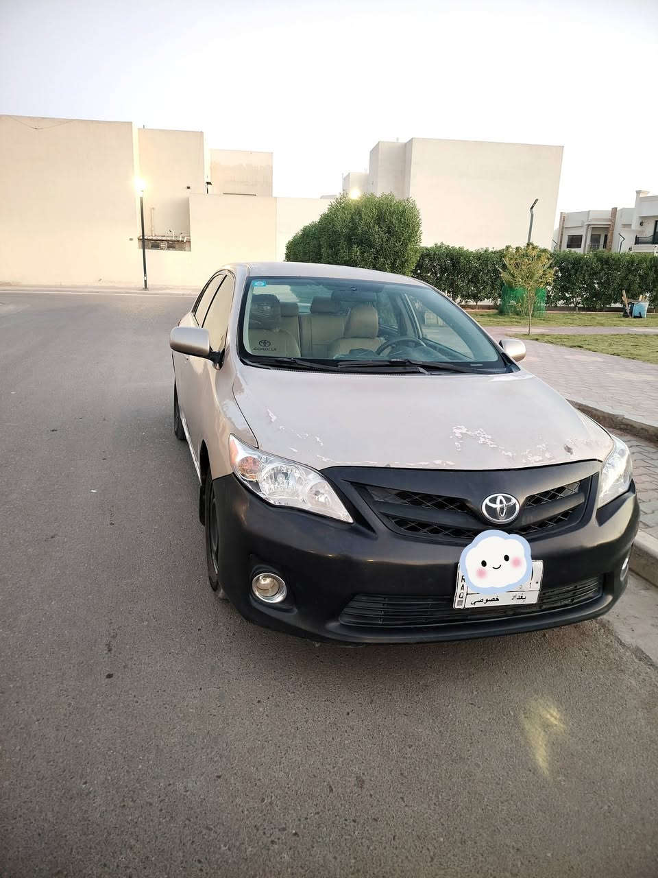 للبيع كورلا
 2009 
وارد امريكي
حادثها جاملق خلفي 
سياره جارده
كير محرك خير من الله
تبريد ثلج
صدر قبل يومين مجفت كامل
السعر 75  وبيها مجال
العنوان الفلوجه
هاتف
 ***********
***********
