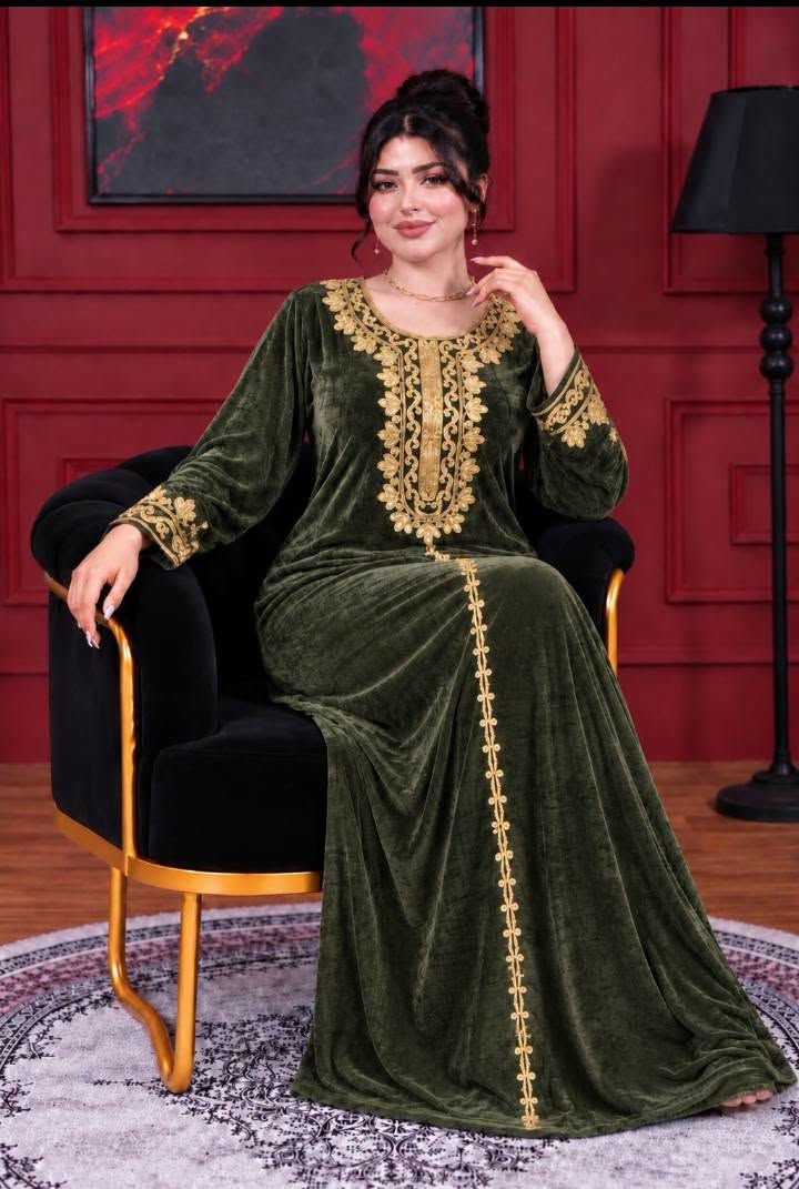 گلابية خليحي • 2XL-5XL • مخمل سوبر سوفت