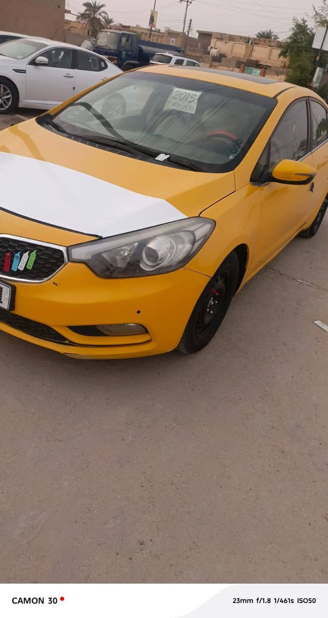 السلام عليكم كيا سيراتو خليجي موديل14مكينه الفين فول عد البصمه كل تفاصيل السيارة داخل المنشور بالسونار السعر82وبيه مجال  العنوان الناصريه رقم موبايل***********
