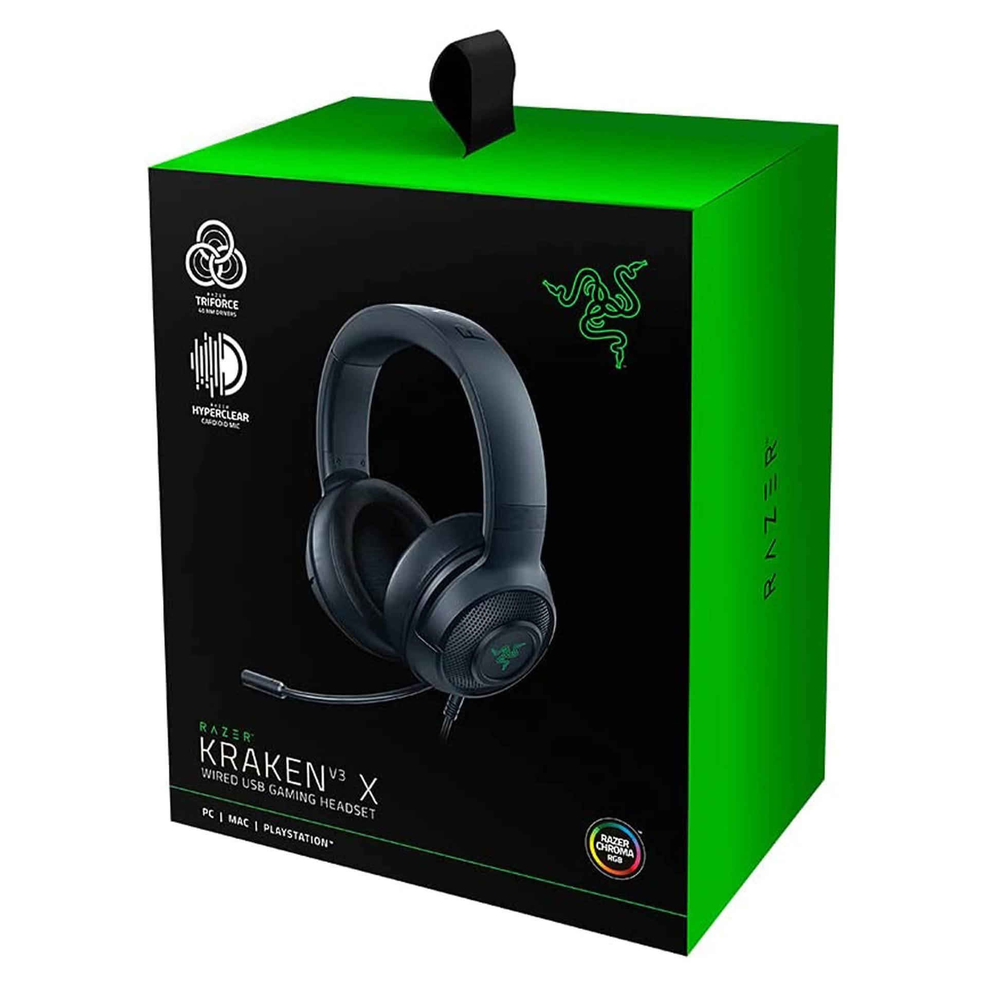🎧🔥 سماعة الألعاب Razer Kraken V3 X 🎮
إذا تبحث عن سماعة ألعاب خفيفة ومريحة مع صوت قوي وإضاءة RGB مميزة، فإن Razer Kraken V3 X خيار ممتاز لعشاق الكيمنك. ⚡🏆

🌟 أبرز المميزات:
🔹 مشغلات صوت Razer TriForce 40mm لصوت واضح وتفاصيل دقيقة 🔊🎯
🔹 ميكروفون HyperClear Cardioid لالتقاط صوت واضح وتقليل الضوضاء 🎙️✨
🔹 إضاءة Razer Chroma RGB قابلة للتخصيص 🌈🔥
🔹 صوت محيطي 7.1 Surround Sound لتجربة ألعاب غامرة 🎮🔊
🔹 تصميم خفيف ومريح لجلسات اللعب الطويلة 😌
🔹 اتصال USB سلكي سريع ومستقر 🔌⚡

🎮 متوافقة مع:
✅ PC 💻
✅ Mac 🍎
✅ PlayStation 🎮

📲 للطلب والاستفسار عبر واتساب: ***********

🚚 متوفر توصيل إلى كافة محافظات العراق 🇮🇶
