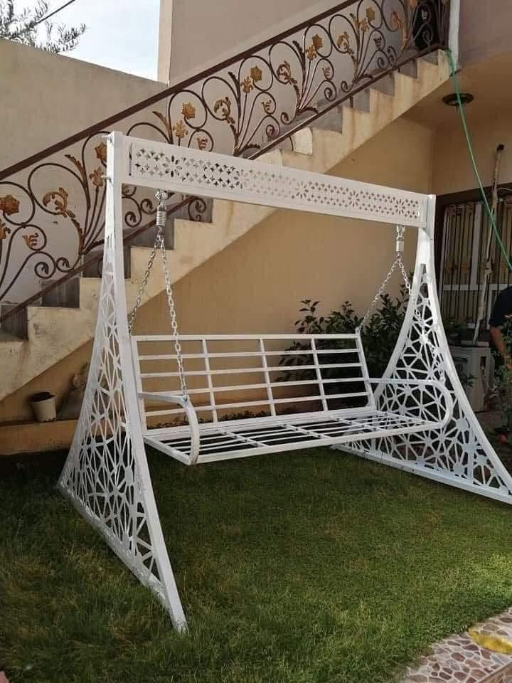 🌟 راحتي وجمال بيتي يبدأ من مرجوحتي! 

🌟 تعبان من دوامك وتريد مكان تسترخي بيه وتغير جو؟ ☕

🌿
حاب تضيف لمسة فخامة وأناقة لحديقة بيتك ؟

[ معمل اسامه البصام ] يوفرلك أحلى وأمتن المراجيح بتصاميم عصرية تناسب كل الأذواق والمساحات! ✨

🔹 ليش تختار مراجيحنا؟

راحة تامة: مقاعد مريحة وتكمه وبألوان تجنن.

متانة ومتانة عالية: هيكل حديدي قوي، مقاوم للصدأ، ويتحمل أوزان ثقيلة.

تصاميم متنوّعة: (مفردة، مزدوجة، مراجيح حدائق، مراجيح ، مراجيح أطفال)

ألوان تناسب ديكورك: تجمّل الحديقة، البلكونة، أو حتى داخل 
البيت.

ضمان سنتين

🚗 خدمة التوصيل متوفرة لجميع مناطق بغداد 

📞 للطلب والاستفسار:

اتصل بنا أو راسلنا على الواتساب: [ ***********]

أو راسلنا مباشرة عبر رسائل الصفحة 📥

الموقع/العنوان: [ البنوك تقاطع الفلسطيني]
