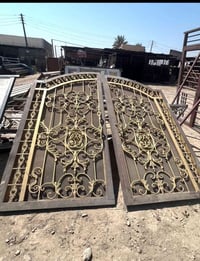 باب حديد تكمه نضيف حييل عرض 280متر سعر 325وبي مجال 07713331228مكان بغد...