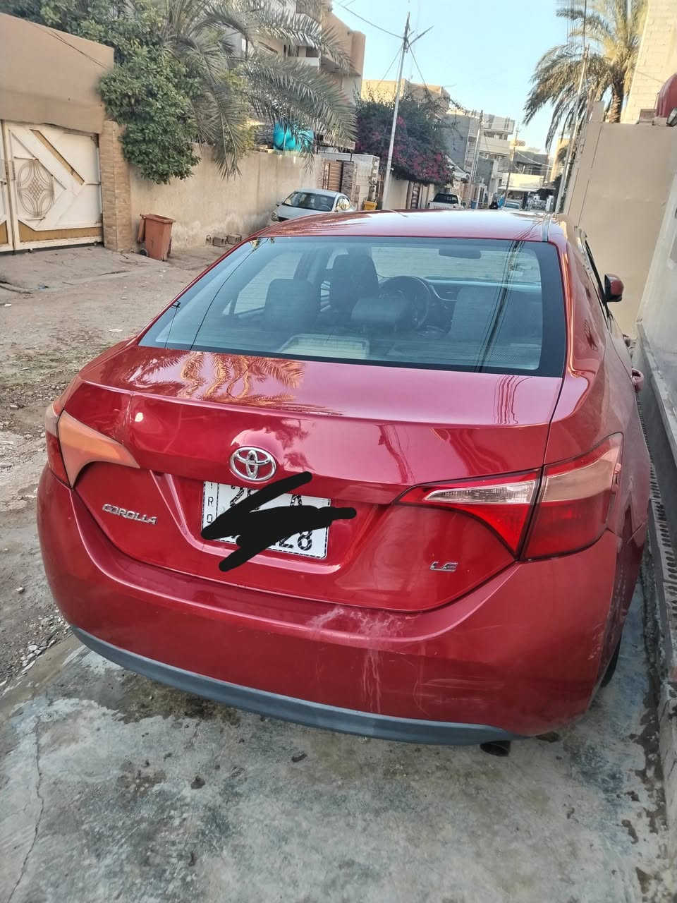 السلام عليكم 
كورلا للبيع ٢٠١٨ Le  لون احمر ضرر باب سايق وجاملغ مبدلات ابلادي  بدون ضرر داخلي السيارة بدون صبغ    كير مكينه صدر خير من الله  رقم ديالى انكليزي للاستفسار  الاتصال على الرقم ***********مكان السيارة ديالى بعقوبه العزات السعر ١١٨ ورقه

