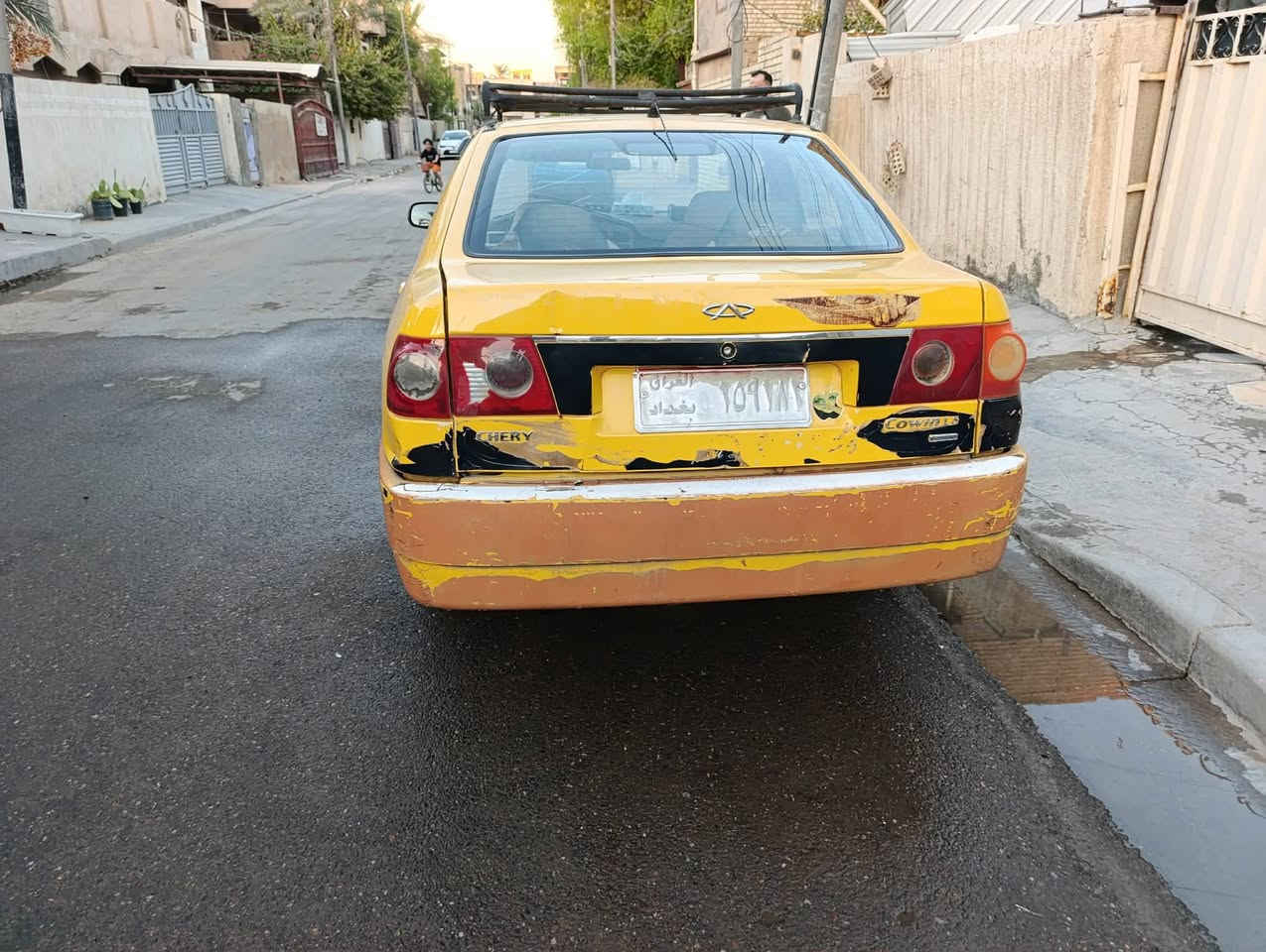 للتواصل 
*********** اتصال فقط 
*********** واتساب فقط 

نواقص وتحويل ومعاملات وغرامات وهيئه كل تكاليفها ع المشتري 

شيري كوين ٢٠١١ تكسي صفره رقم بغداد صدامي سياره بسمي سياره تشتغل نكرة وتمشي بس بيها خربطة بسبب المحرك بي تبخير
كلچ و كير وكهرباءيات وتبريد كله زين حتا غرفتها ودواخلها كله نظيف وشغال و للعلم سياره كله بلادي غير محورة 

بيها نواقص مثلا 
السنويه صاقطه من ٢٠٢٢/٧/٢٣
عليها هيئه بحدود ٥٥٠ الف 
عليها غرامات بحدود ١٦٠ الف 
محرك يبخر لكن سياره تشتغل وتمشي 

سعرها ١١$ دعش ورقة فقط صافي قفل 
للعلم نواقص وتحويل ومعاملات وغرامات وهيئه كل تكاليفها ع المشتري 

للتواصل 
*********** اتصال فقط 
*********** واتساب فقط
