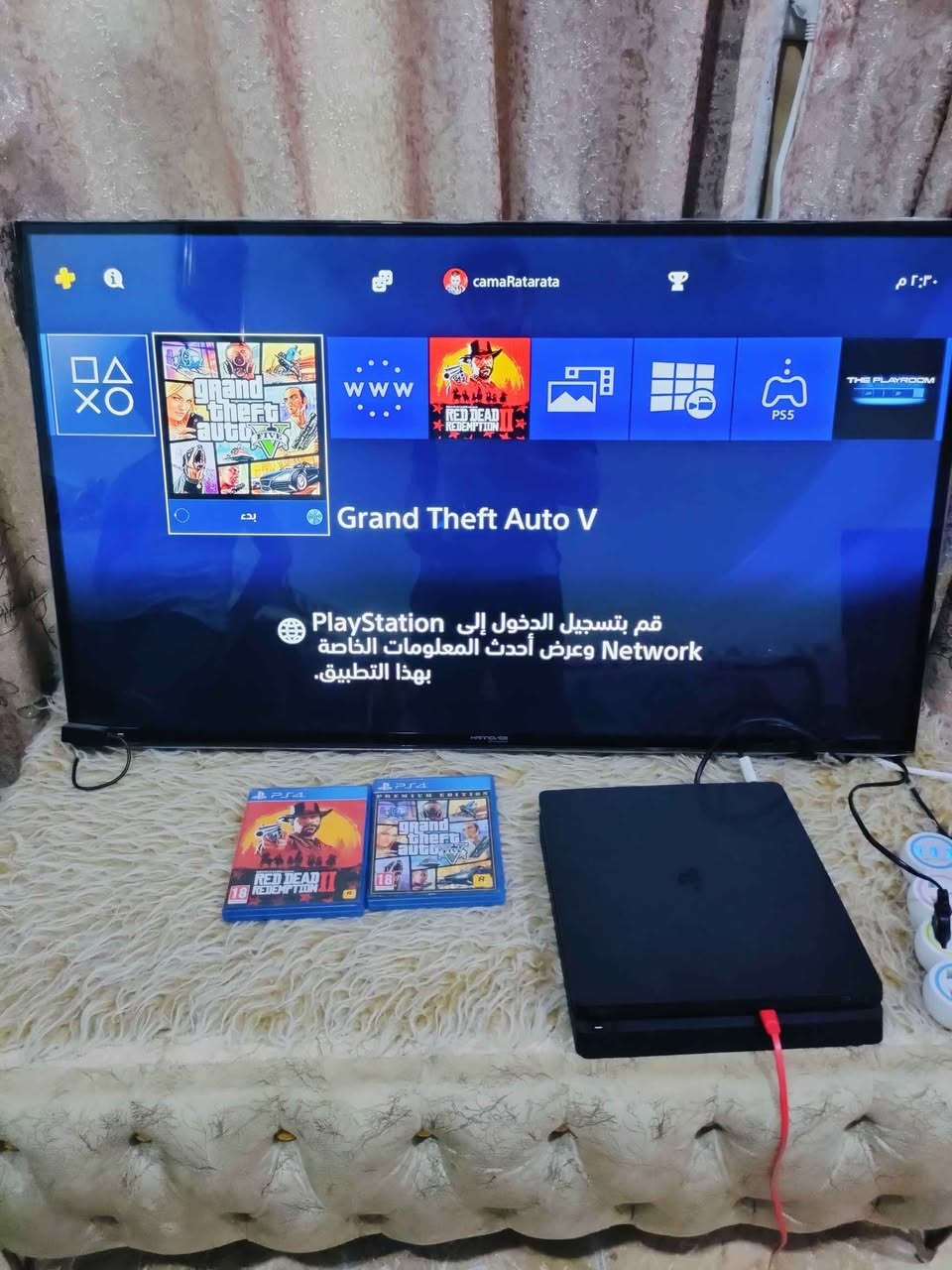 بلي 4 سلم اونلاين لوك ستيكر نظافة 100% ملحقات الجهاز كاملة مع قرصين gta v و red dead redemption

مكاني بعقوبة قريب على التحرير

*********** بعقوبة, ديالى
