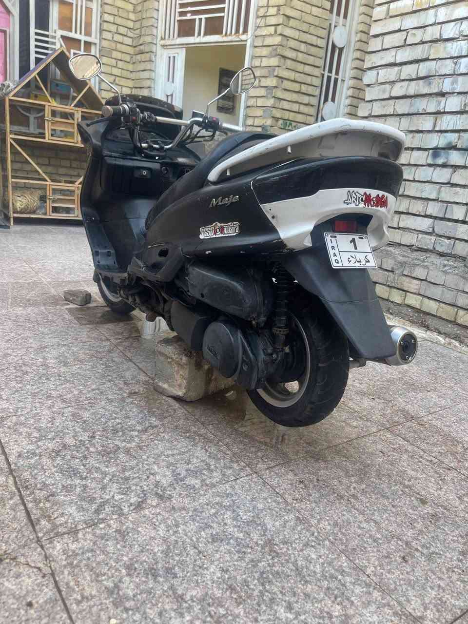 ماجسته ٢٥٠ دبل رون دراجه دراجه نضيفه نفس ما موضح بل صوره مكينه مال ربه جديده ستوه شادينه به خيط مال لاستيك ولف        السعر(500) وبيه مجال 
         للستفسار.    ***********
