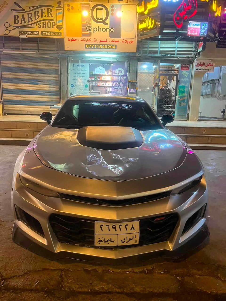 سلام عليكم شباب الطيبه عندي كمارو موديل ١٧خمسينيه سياره فول مواصفات بيها طبه بل r وهذا لموديل معروف بلكير اعتقد دجه او اذان وحادثها قطعتين فقط ايرباك البرده طاك بيها طعجه بلبنيد وبيها جاملغ لخلفي بارد ممصلحات سياره حلوه ونضيفه وعليها برمجه وقويه سياره رقم سليمانيه شوكت متريد تحويل موجود مكان السياره يرموك الشراي يتصل ***********
