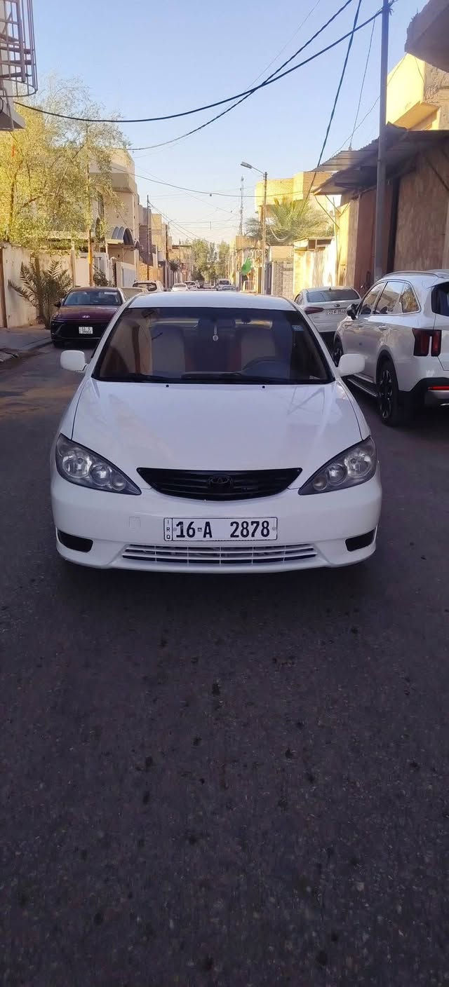 كامري 2006 محركً2400  4 سلندر مصبوغه حزام لجماليه مكفوله كير مكينه كهربائيات تبريد حداديه تخم تاير كله جديد رقم قادسيه إنكليزي بسمي هزه جديده العنوان النجف كوفه حي ميسان السعر ٨٠ وبيها مجال كلش قليل رقم الموبايل ‭***********‬
