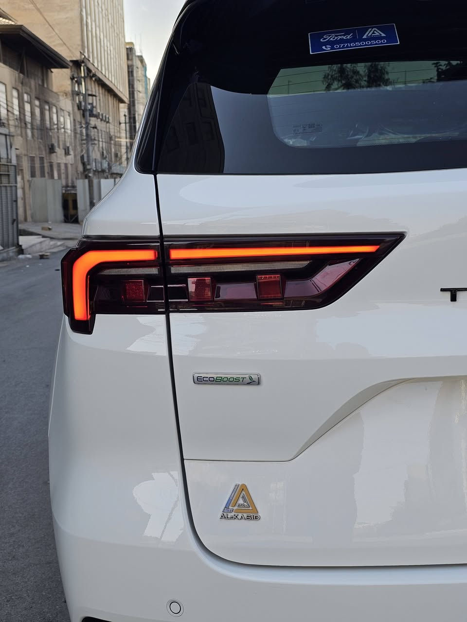 Ford Territory 2025
فورد تيريتوری  ٢٠٢٥

مواصفات Dark Edition اعلي فئة مواصفات 
وكالة خليجية
فول فول مواسفات

کلین تایتڵ بدون سبوخ بدون بارد بدون شغط.
مكينة ٤سلندر+توربو حجم ١.٨لتر
ماشية 35.000كم فقط.

السيارة بعدها علي وضع الوكالة
و باقية بالضمان دهن و فلتر مجاني من الشركة
السيارة كلش حلوة و نظيفة

السيارة رقم اربيل الدولي سنوية جديدة 2030و بأسمنا
مكفولة من كير و محرك و كهربائيات

و ب سعر(250$) ورقة و بيها مجال

مكان السيارة
(سلیمانیە)
***********
