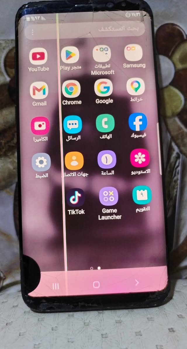 سامسونك S8بلس كله شغال ذاكرة 64بس هاي الأضرار واضحه سعر50 ***********
