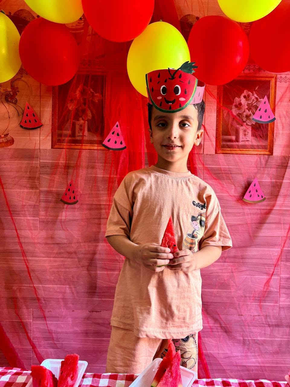 Watermelon Fun Day🍉🍉❤️.
روضة وحضانة سمارت كيدز 
📍العنوان :الحلة-ابي غرق-حي الحسين 
📞:للاتصال والاستفسار:***********
