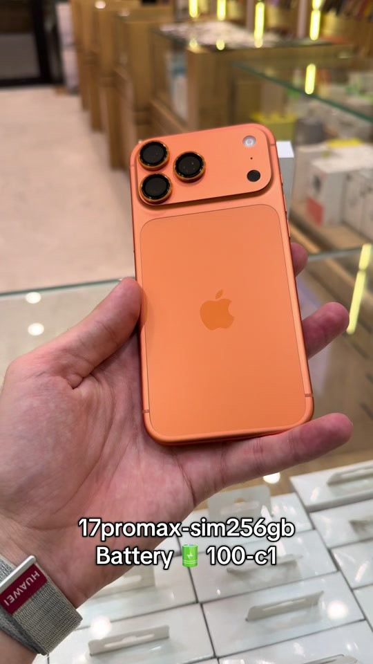 🔥 iPhone 17 Pro Max | 256GB 🔥 📱 نسخة SIM Card 🔋 البطارية 100% ⚡ مشحون مرة وحدة فقط ✨ مستعمل بنظافة عالية جداً وكأنه جديد إذا تريد جهاز نظيف وبحالة مميزة، هذا الخيار إلك 👌🏻 📩 للحجز والاستفسار راسلنا خاص 📍 فرع الربيعي: *********** 📍 فرع المنصور: *********** #iPhone17ProMax #iPhone17 #Apple #ايفون17بروماكس #ايفون

نص مكتوب في الصور:
- 17promax-sim256gb Battery 100-c1