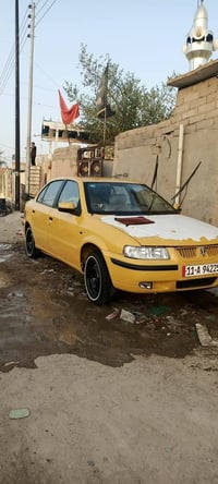 شباب سمند 2011 جاهزه لاخر حبايه تبريد ثلج تواير بسمي بدون ضربه07821592...