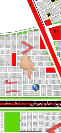 ١٠٠ متر ٢/١٠ رقمهة ٧٩٠٤ قريبة من شارع ١٠٠ وشارع ٦٠ باسمي  ابيع لجناي ف...