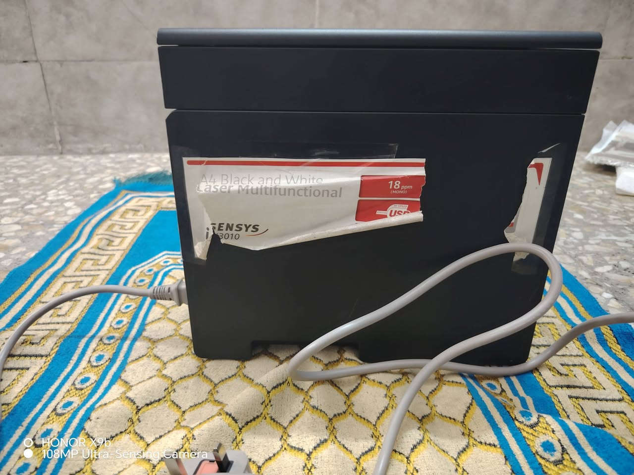من رخصة الادمن
طابعه كانون 3010 للبيع
كانون canon MF 3010
نسبة النظآفه للجهاز 95%
⚡طابعة ليزر متعددة الوظائف الكل في واحد
⚡طباعة-استنساخ-ماسح ضوئي
⚡تعمل بأحدث نظم التشغيل الالكتروني
⚡وتأتي بتصميم عصري سهل الاستخدام .
⚡تتميز بانها طابعة ليزر احادية اللون . ابيض اسود (عادي فقط )
⚡سرعة الطابعة تصل الى 18 صفحة/الدقيقة ، وهي طابعة موفرة للطاقة .
⚡تبلغ دقة الطباعة 600*1200 DBI.
⚡مناسبة جدا لسحب الملازم والكميات الكبيرة
مناسبة جدا للمدارس
⚡حبرها بودر يعني اتركها سنة وما تعطل وهذا اهم شيء
سعر كاترج الأحبار ب 7 الاف 
سعر الطابعه النهائي 175 الف وبيها مجال كلش يعني حتى 150 اسويها لان مستعجل البيعتها
للاستفسار *********** 
📍العنوان : الاعظميه الكم راغبه خاتون
