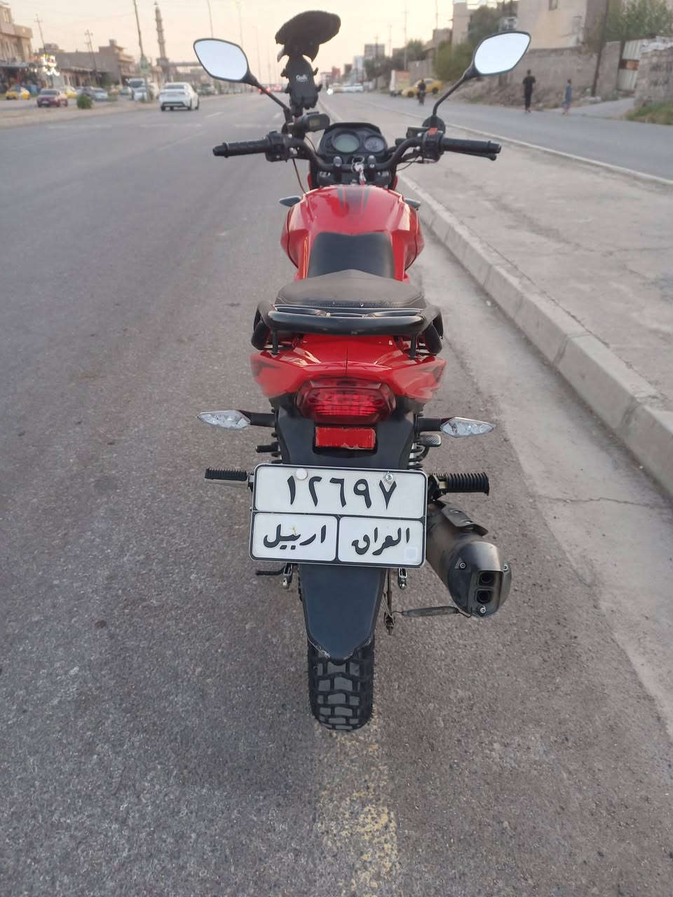 سلام عليكم 
دراجه RK للبيع نضيف حيل 
الدراجه مرقمة  ماناقصها اي شي 
 ترايك وين ما تريد  
سنوية باسمي رقمها اربيل  شرط تحويل ✅
الدراجه نظيفة 🏍
تفاصيل اكثر. 🏍
تواصل علرقم بي واتساب 👉
***********👉
