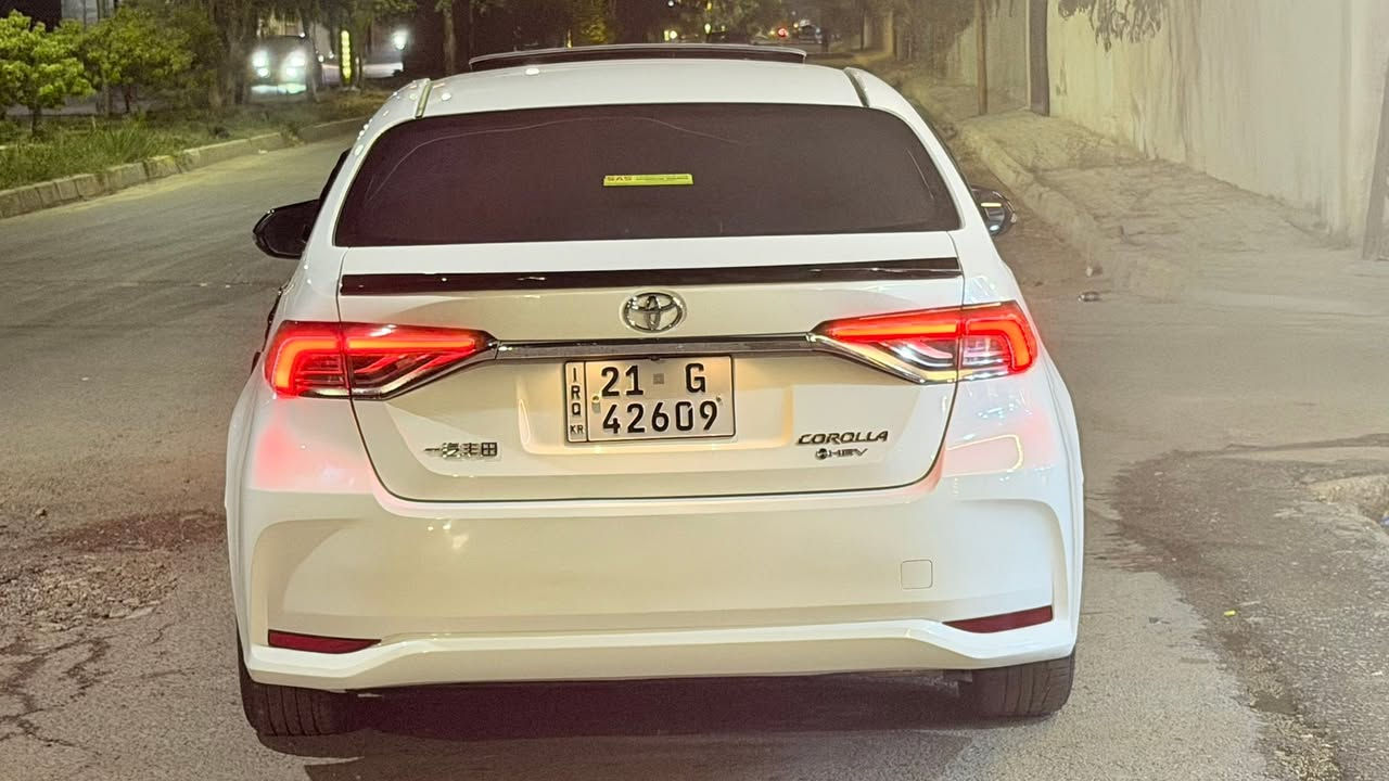 سلام عليكم البيع كورلا هايبرد 2025 سياره بيها ربع بونيد صبغ بدون دواخل مكان بارد صغير سعر 153رقم الهاتف *********** سياره مكانها كركوك

