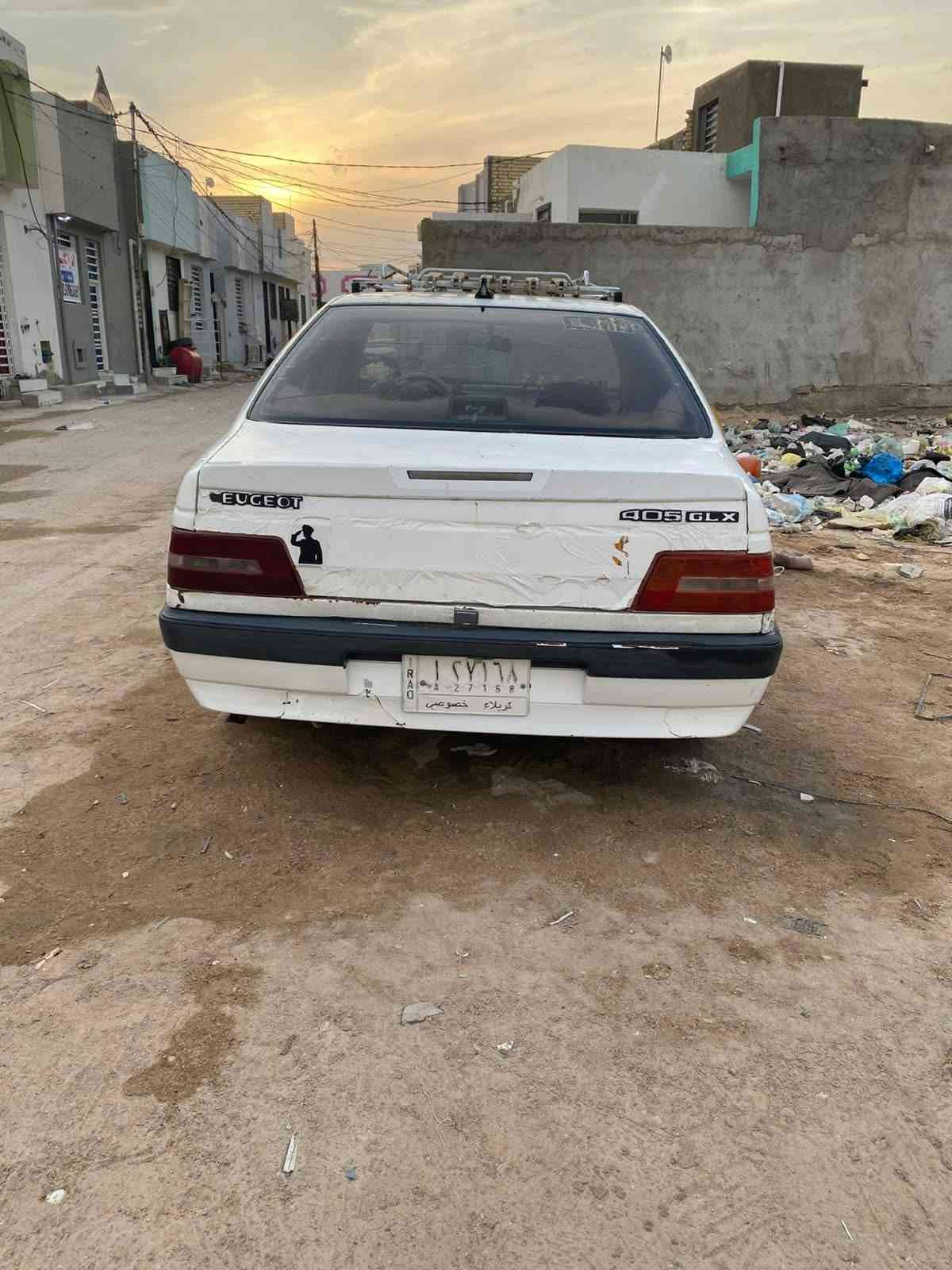 بيجو 405 • بدون ضربة • رقم كربلاء
