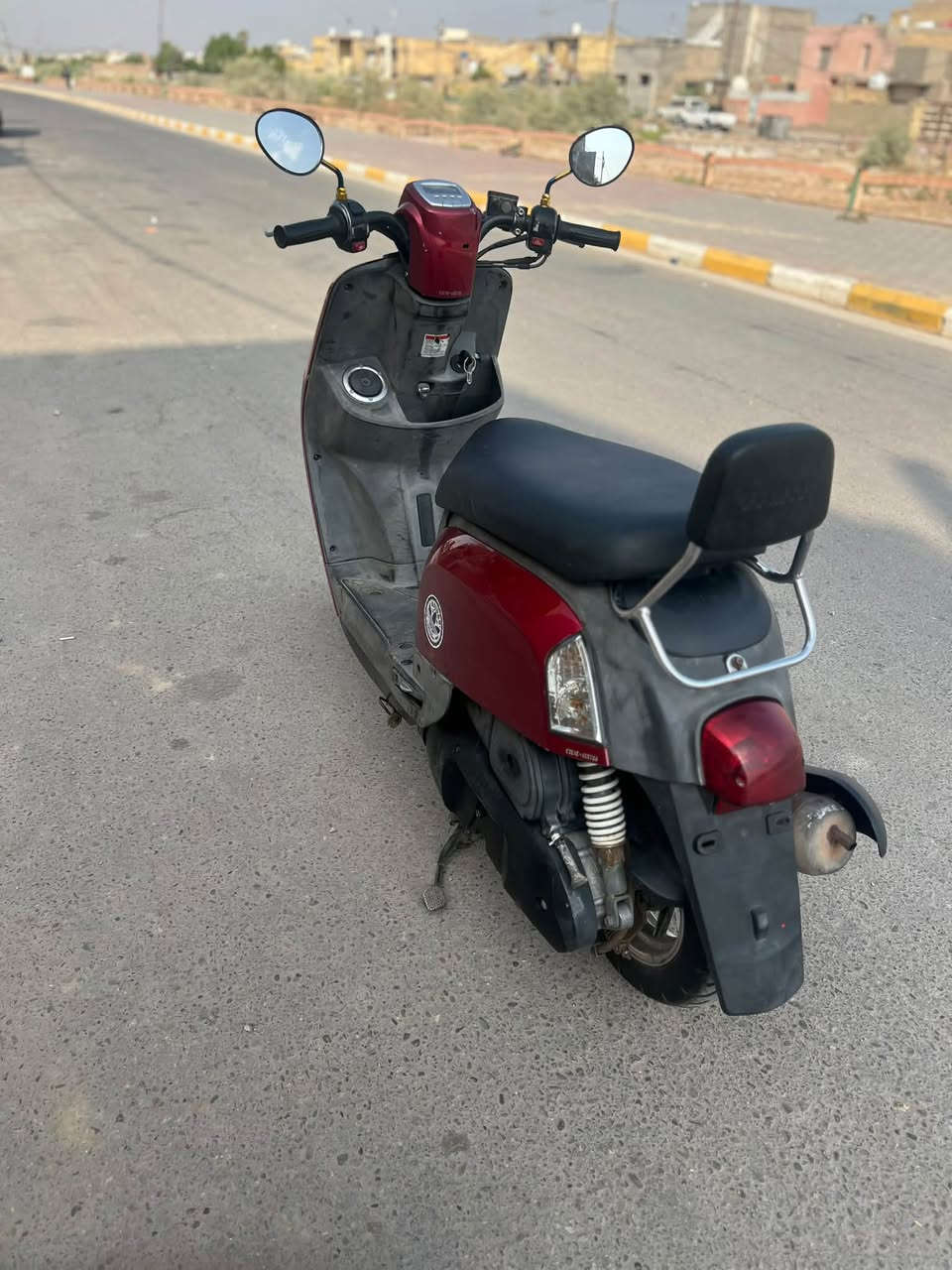 دراجه ماكس بوليسي ياباني مكفوله كفاله عامه من كل شي ختم واحد ويه المكينه دراجه بلاديه الهاتف ***********مكان كوت الزهراء
