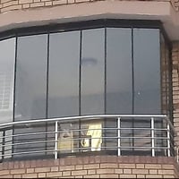 عمل جام دفتري وسلايد سكرتي حراري ٨ ملم لكافة البلكونات وقواطع داخليه و...