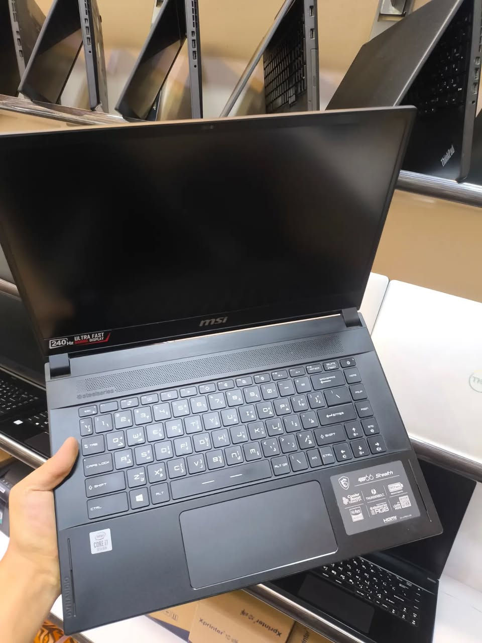🔥 MSI STEALTH GS66 | وحش الكيمينك وصل لعالم التقنية! 🔥

💻 مو مجرد لابتوب… قوة وأداء فخم بتصميم ستيلث يخطف الأنظار! 🖤⚡

🎯 المواصفات: ⚡ Core i7-10750H 🎮 RTX 2070 SUPER MAX-Q 8GB 🚀 RAM 16GB 💾 SSD NVMe 512GB 🖥️ شاشة 15.6" بتردد 240Hz 🔥 🌈 كيبورد RGB متعدد الألوان 🖤 تصميم نحيف وأنيق

💰 السعر: مليون و50 ألف دينار فقط! 🔥

🎮 تريد لابتوب للكيمينك، التصميم والأداء القوي؟ هذا الـ MSI GS66 يجمعلك القوة والشكل الفخم بجهاز واحد! 💪

✅ فحص وتجربة قبل الشراء 📦 توصيل متوفر 📞 للطلب والاستفسار: ***********

📩 راسلنا هسه وخلي نساعدك تختار جهازك!

#عالم_التقنية #MSI #GamingLaptop #لابتوب_كيمنك #العراق #الموصل
