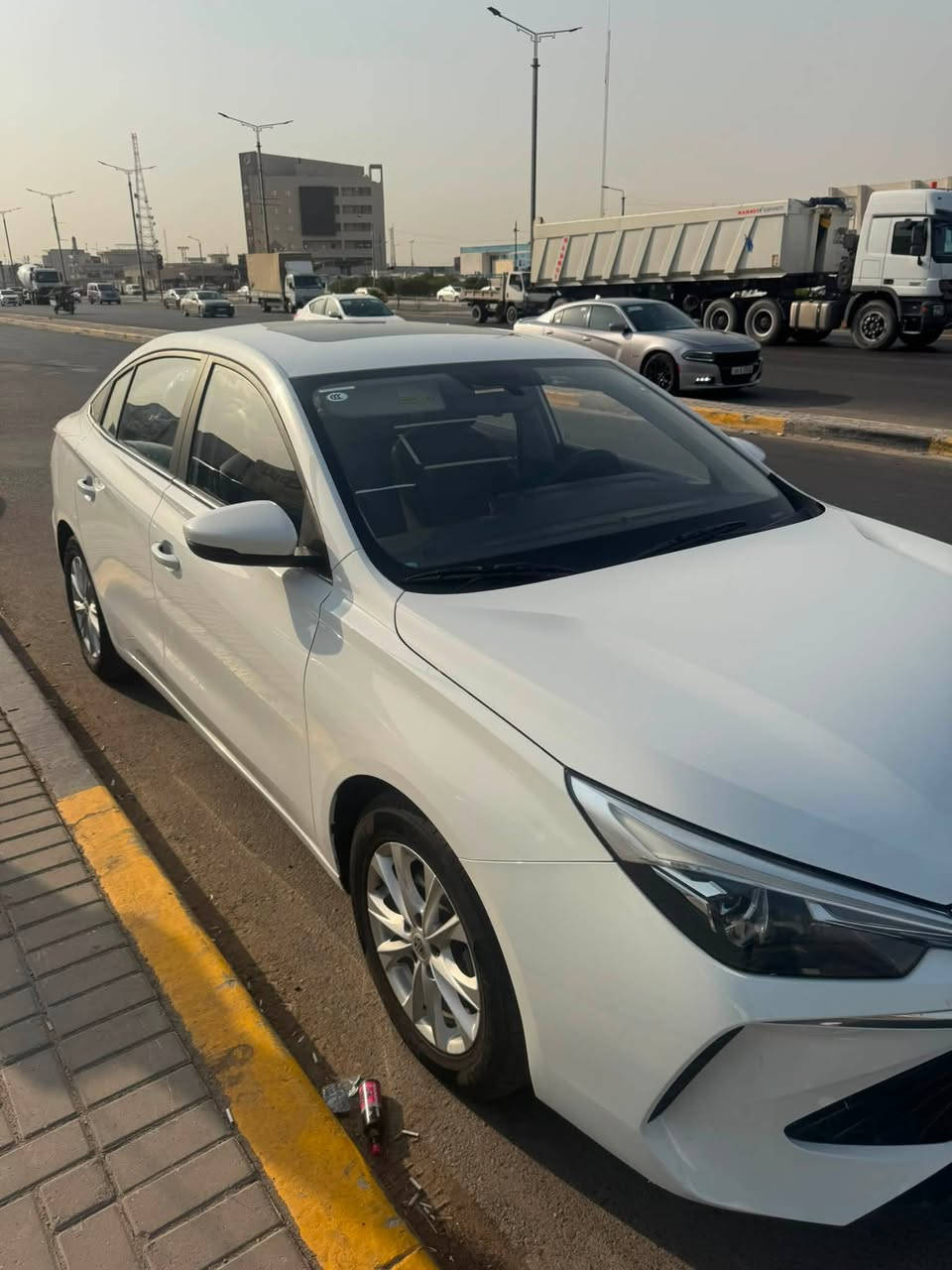 ام جي فايف مديل 2024 كفاله من الصبغ والضربه  رقم اربيل باسم شركه العنوان بصره رقم الهاتف ***********  السعر 90 ورقه
