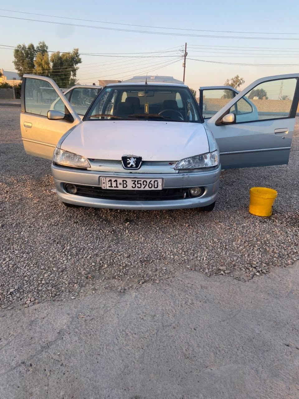 الله سلام عليكم بيجو فرنسي2001 رقم بغداد دولي تحويل مباشر مكينه كير خير من الله تبريد منضومه جديده بس عدي الفان واكف  باتري جديد قرفته تخبل عل بلادالسياره بعد احلا من الصور بيه طخه بل چامرلق الخلفي فقط مكفوله من الچطل   السعر 39وبيه مجال مكاني ديالى قضاء المقداديه ***********
