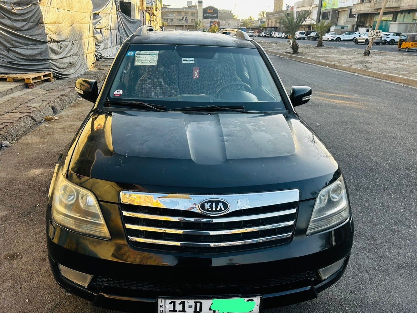 يالله 
السلام عليكم اخوتي الطيبين 
كيا مهافي 2009 لون اسود 
سياره نضيفه وكاعده
الصبغ البيهه فقط جاملغ الايسر 
مكان السياره بغداد الطالبيه مامتواجد عل نت فقط واتساب او الاتصال *********** 
السعر 110وبيهه مجال قليل حك الجيه 
تحويل ثاني يوم