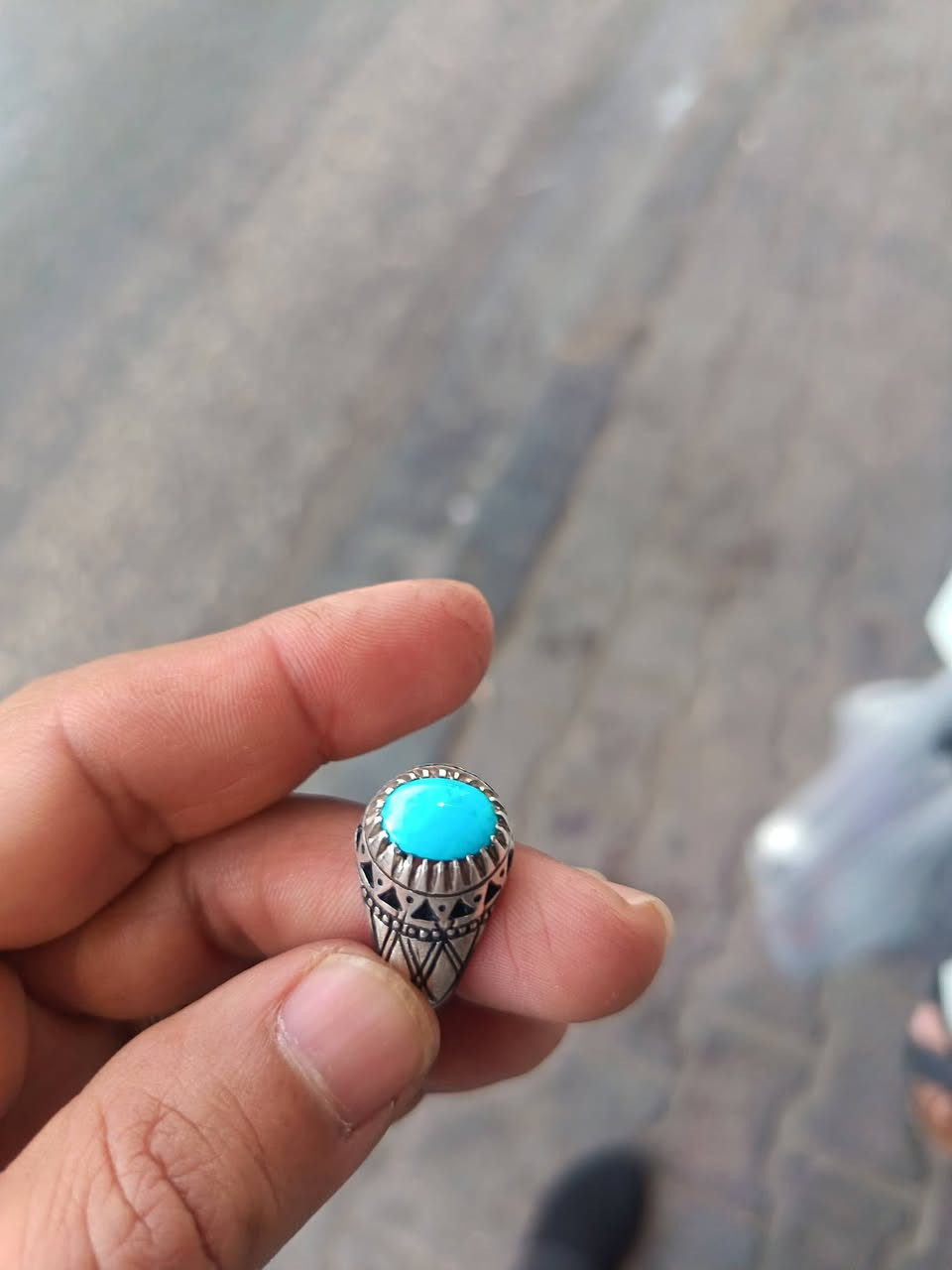 فيروز نيشابور لبه صافي صياغه ثكيل للبيع ***********

