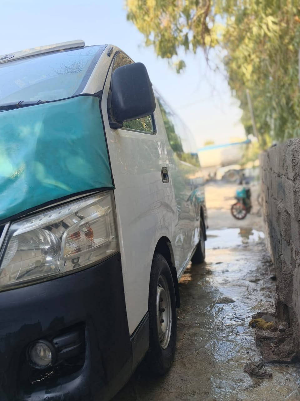 سلام  عليكم شباب نيسان زعره موديل 14بيه خطه بلباب بكاني حي بتول *********** محرك وكير مكفول تخم تاير جديد تبريد شغال سعر 125بيه مجال
