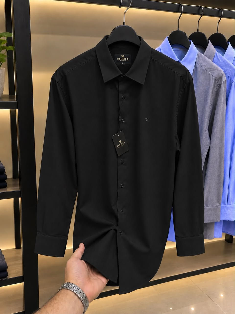 قميص BNZZO • مقاسات M‑3XL • مول ڤينيسيا