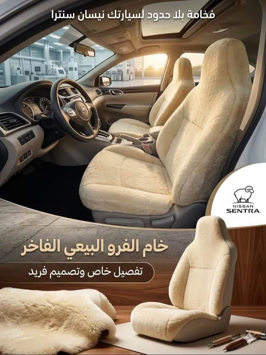 🔥 ** أبو جعفر** 🔥
تعلن خدمات أبو جعفر عن توفير خام الفرو 🐻✨
بـ جميع الألوان والقياسات لجميع أنواع السيارات 🚘

✅ تفصيل حسب الكشن والقالب
✅ تفصيل مضبوط ومرتب على السيارة
✅ خامة فخمة وشكل أنيق
✅ ألوان متعددة تناسب ذوقك

💥 السعر: 30,000 دينار فقط 💥

📍 خدمات أبو جعفر – الحسينية
🔥 الكميات متوفرة، حياكم الله بكل وقت 🔥

نص مكتوب في الصور:
- فرش أبو جعفر فخامة القيادة وراحة المسافر تجهيز خاص لسيارات الكيا كرنفال بمقاعد الفبرو الرمادي احجز موعدك أو اطلبه الآن fershabujafar @ @fershabujafar @fershabujafar حماية للمقاعد الأصلية راحة مثالية للرحلات تفصيل دقيق ملمس ناعم وفاخر
- فخامة بلا حدود لسيارتك نيسان سنترا
- NISSAN SENTRA
- خام الفرو الطبيعي الفاخر
- تفصيل خاص وتصميم فريد
- تجربة فخامة لا تُنسى لـ GMC دينالي الخاص بك
- خامات فرو صناعي فاخرة - تفصيل دقيق لكل مقعد
- • دفء وراحة فائقة
- • تركيب سهل وسريع
- • متانة وجودة عالية
- اطلب طقمك الكامل اليوم وحول سيارتك لملاذ من الراحة!
