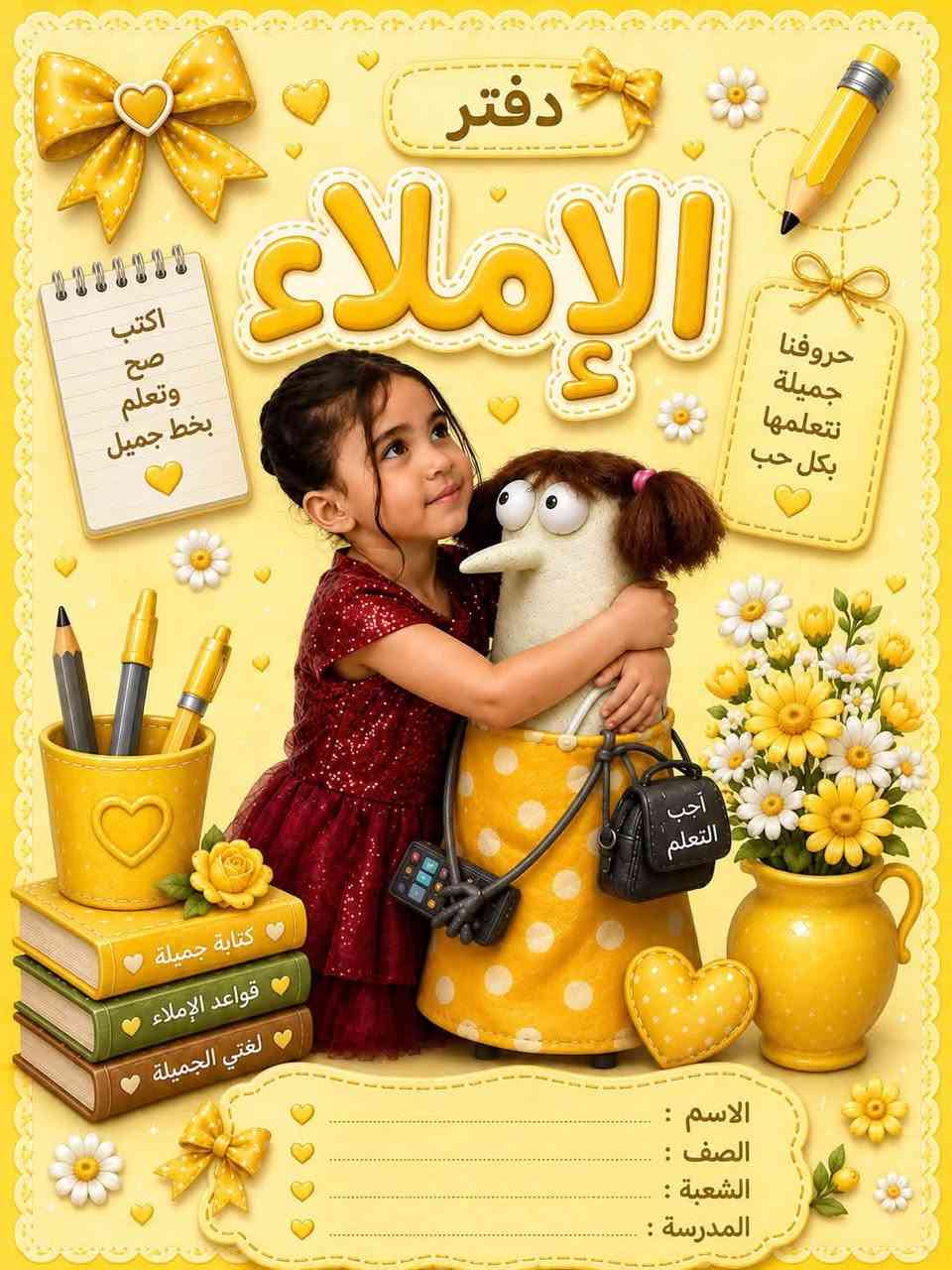 👨‍👩‍👧‍👦💖 خلّوا دفتر طفلكم مميز بصورته!

من مكتبة مدارك نصمّم دفاتر مدرسية بصور أطفالكم، بتصميم جميل وجودة تفرّحهم وتخلي دفترهم مميز 🌸📚

💰 سعر الدفتر: 3,500 د.ع فقط
🔥 عند طلب 4 دفاتر أو أكثر: الدفتر 3,000 د.ع فقط

🚚 التوصيل مجاني داخل ناحية بهرز ❤️

📍 موقعنا: بعقوبة – بهرز – جرف الملح
📌 مقابل مدرسة أبي الدرداء الابتدائية

📱 للطلب عبر واتساب:
***********
***********

💬 أو عبر الخاص

مكتبة مدارك… نصنع لأطفالكم دفاتر يحبّونها ❤️
