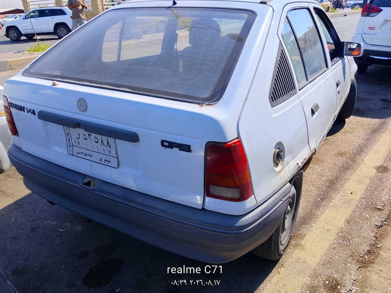 كاديت موديل 91 صبغ جاملغ كير ومحرك شرط صاحبها شرعي موجود تحويل او وكاله حاضر رقم صاحبها 
‏‪***********‬‏
مكلف بلنشر

