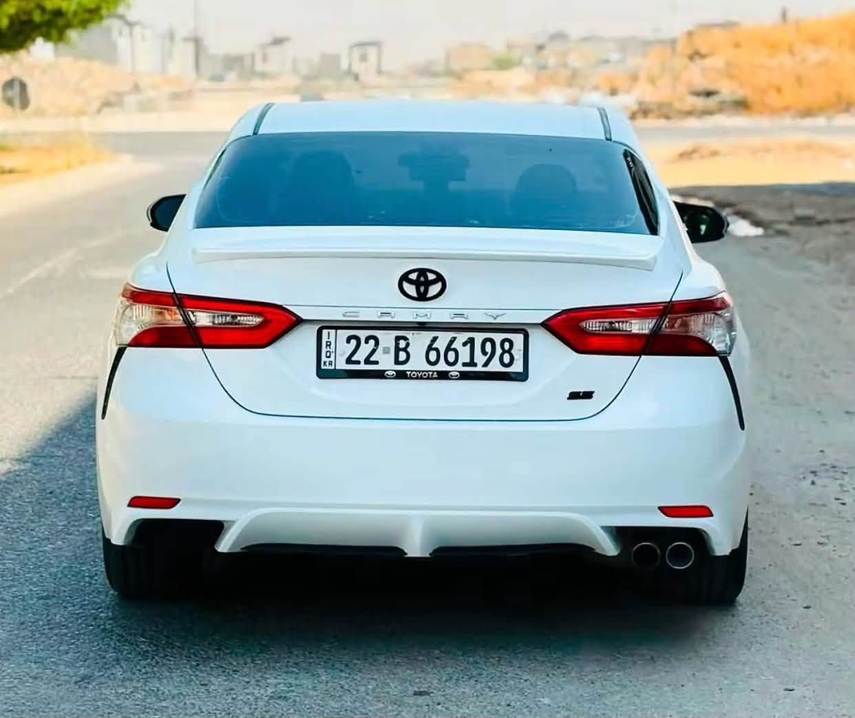تويوتا كامري 2018 

سيارة مكفولة من الصبغ والتبديل ما عدا بارد موضح بالسونار 
رقم اربيل جديد هزه جديدة سنوية لسنة 2031 محرك كير ما مفتوح شرط الفحص بدون اي عيب بجم كبس بدون اير باك صدر تاير كهربائيات 100% 
موصفات الامريكي معروفة SE شرط التحويل  ماشية 82,000ميل سيارة نظيفة جداً 

السعر 178$ وبيها مجال بسيط جداً 

العنوان ديالى 

للتواصل ***********

